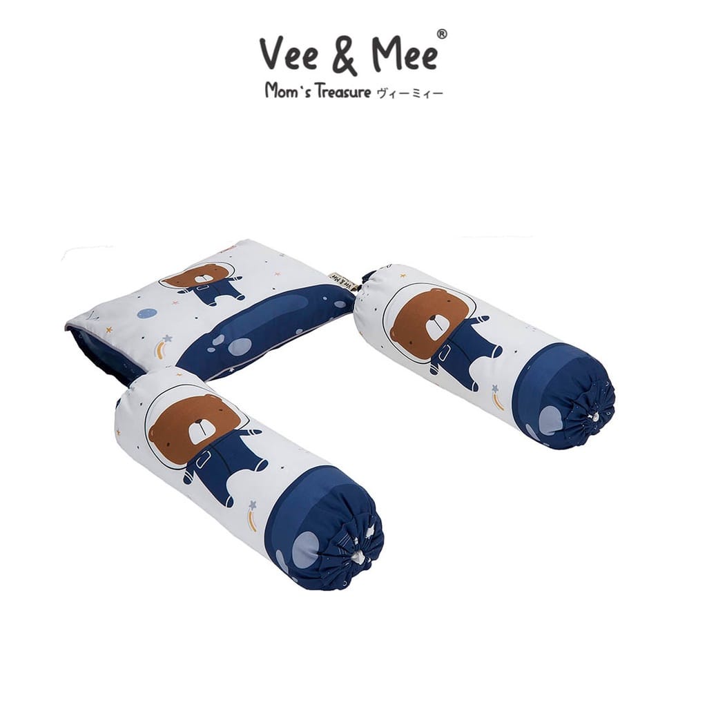 Vee&amp;Mee Bantal Guling Set Astronot Bear (VMB3040)