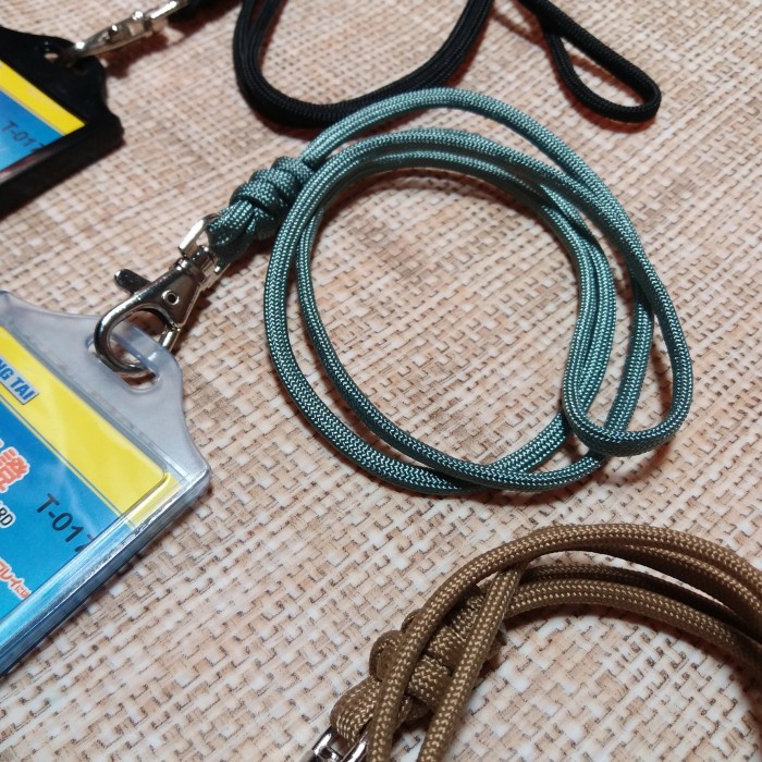 

Hemat Tali Id Card Paracord Simpel Berkualitas - Lanyard Idcard Name Tag Murah