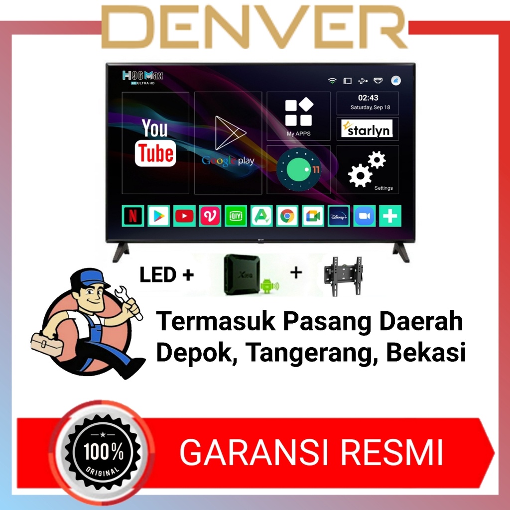 LG LED DIGITAL TV 32 Inch SMART ANDROID BOX 11 32LM550