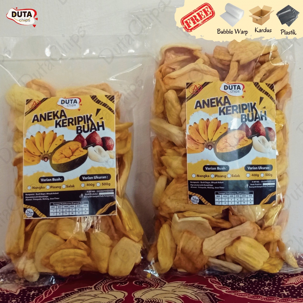 

Keripik Buah Nangka Khas Malang 250g | Home Industri | Premium Quality