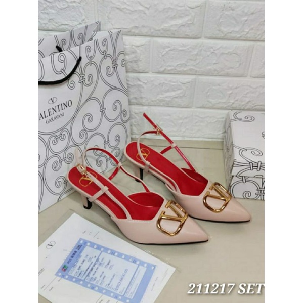 New arrival High Heel V.L import Leather kode 211217