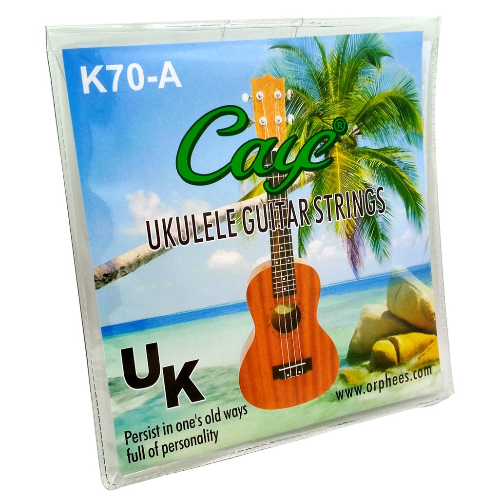 Caye K70-A Ukulele Strings Tuning GCEA Senar Orphee Nylon Ukulele