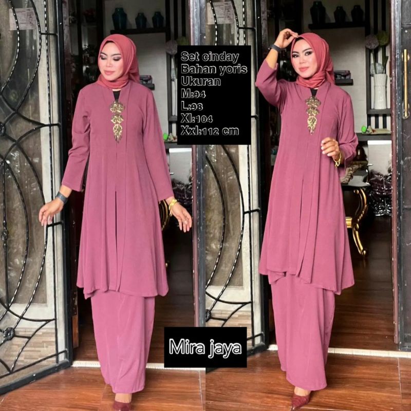 (Bisa COD) Set Cindai by Mira jaya