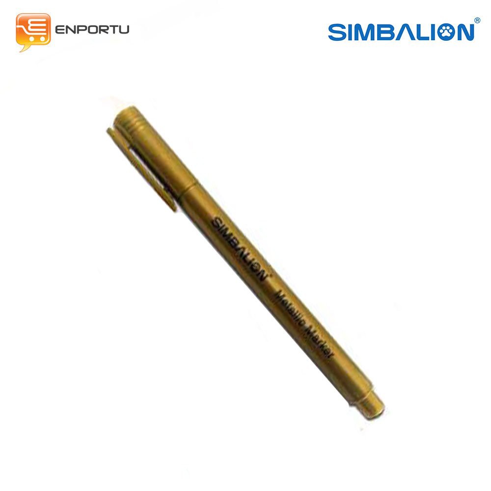

Kusus Hari ini Simbalion Metallic Marker 1.2 mm Gold - Pena metalik Bergaransi
