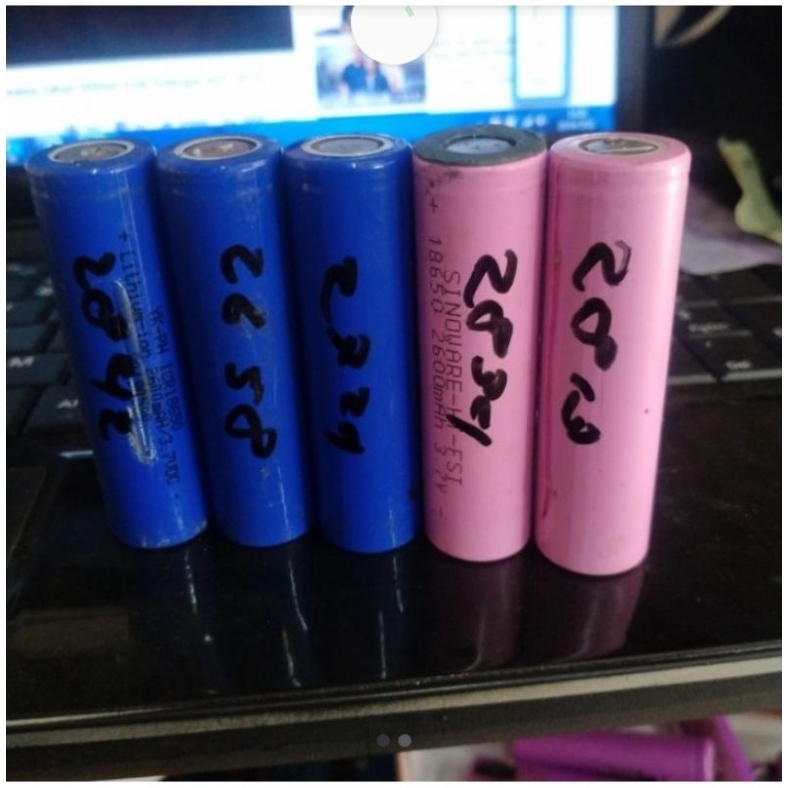 baterai bekas plts kapasitas 2500-2800