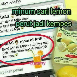 

Pelangsing/ Minuman Kesehatan / Sari Lemon Fresh Aqilla
