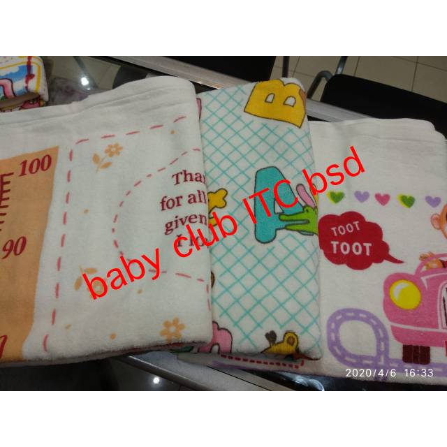 Handuk Mandi Baby Katun Motif