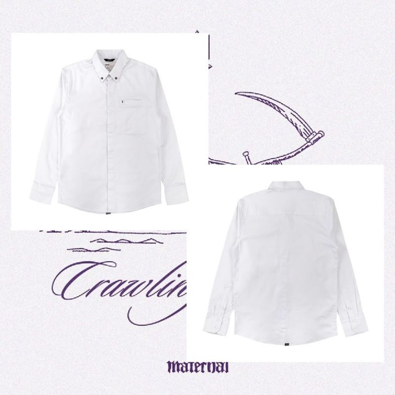 Maternal Disaster - Mond - Kemeja Putih - Size S.  • Crawling Terror •