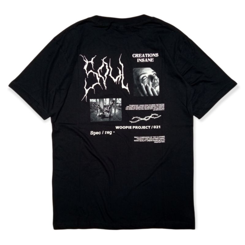Kaos WOOPIE PROJECT Original Kaos Distro Pria Kaos Pria Kaos Distro Original