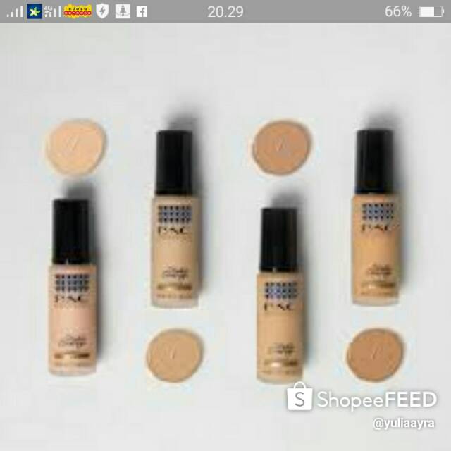 PAC Liquid Foundation Studio Coverage