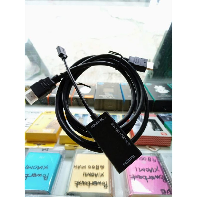 Kabel HDMI to HDMI + OTG For Hp Android ke TV