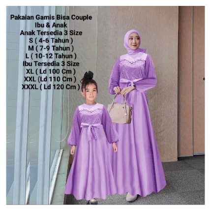 COD☑️PRODUK TERBARU/PAKAIAN MUSLIM BISA COUPLE IBU DAN ANAK/MAXI AMBERLI DRESS 3 SIZE XL-XXL-XXXL/AMBERLI KIDS 3 SIZE S-M-L/PAKAIN MUSLIM TERBARU/PAKAIAN GAMIS TERBARU/GOOD QUALITY