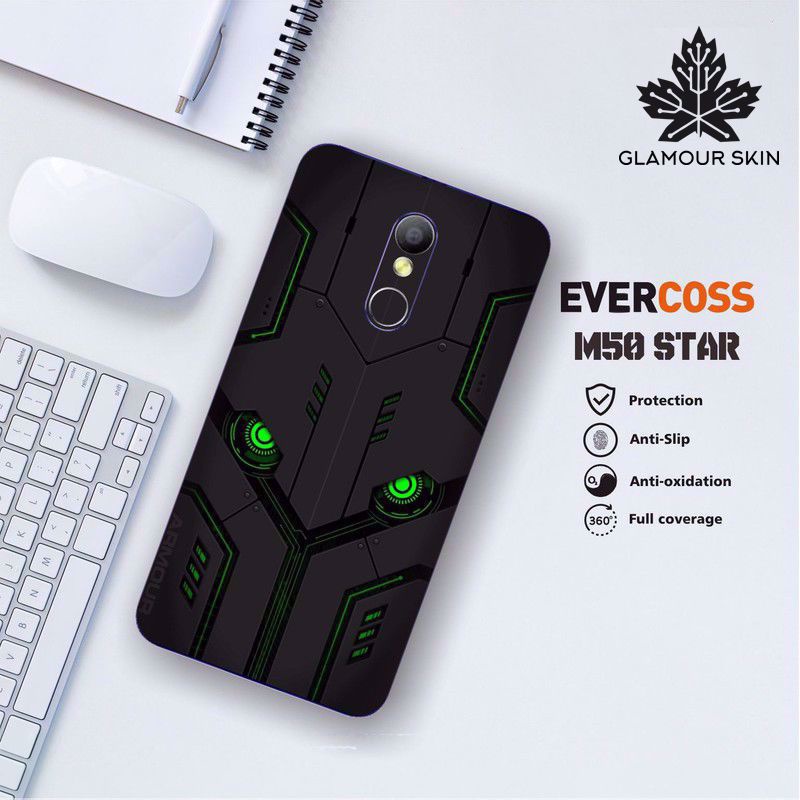 *(Dapat2PCS)* EVERCOSS M50 STAR Garskin Case/Stiker Protector Motif ROBOT