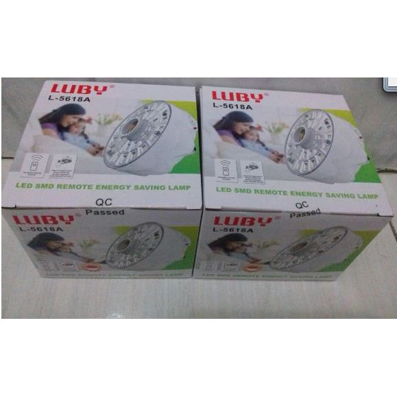Lampu Emergency Remote - 30 SMD LED Tahan Lama - Merk LUBY