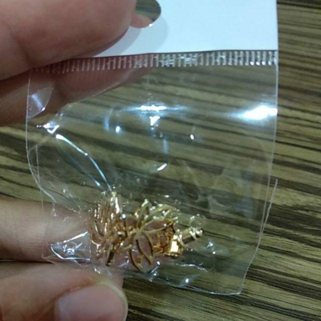 Anting Bunga Teratai Tanaman Bunga Perempuan Berongga Sederhana Dan Bergaya