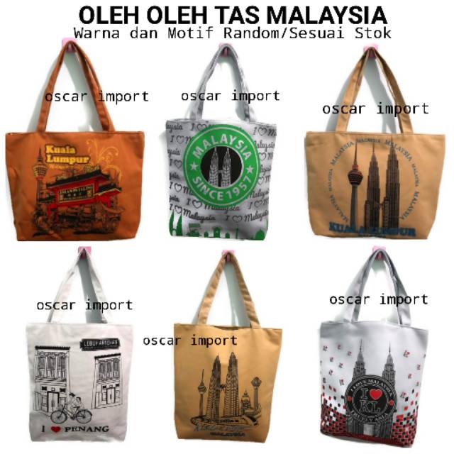 Jual TAS MALAYSIA ICON OLEH OLEH MALAYSIA KUALA LUMPUR KUALITAS OKE