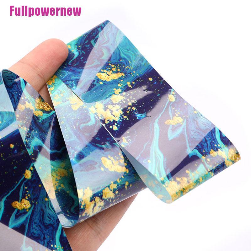 Stiker Foil Transfer Holografik Ukuran 100x4cm Untuk Nail Art / Manicure Diy