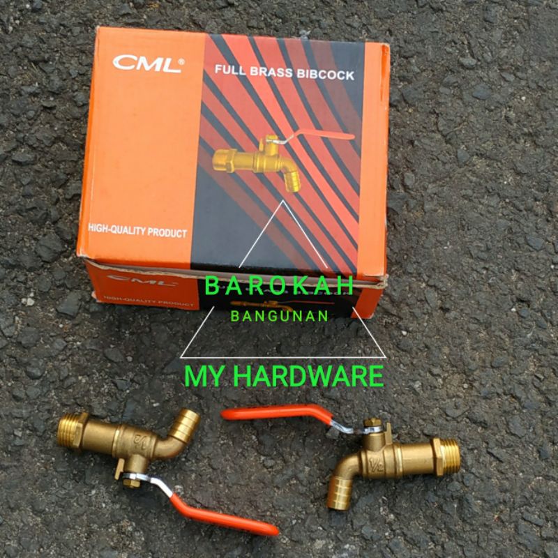 Kran Engkol Kuningan 1/2" Inch Camel | Keran Taman Kuningan Camel