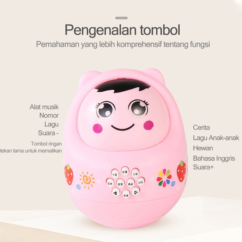 Tumbler mainan musik/Mainan bayi/Mainan Musik Bayi Lucu (B268)