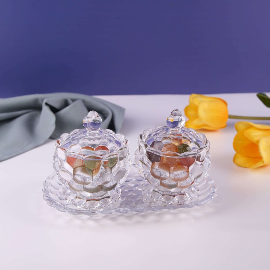 Toples Permen Kaca Capodimonte Polos Plus Tatakan JZ-5110-3