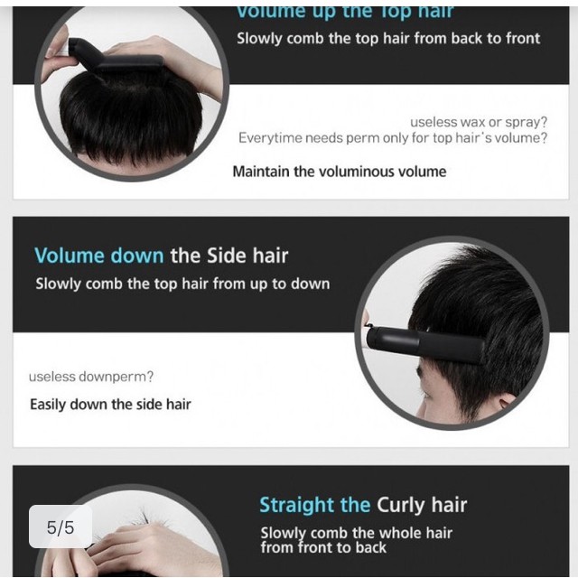 MSTYLER FOR BEAUT FB161 - MODELLING COMB HAIR IRON CERAMIC COATING