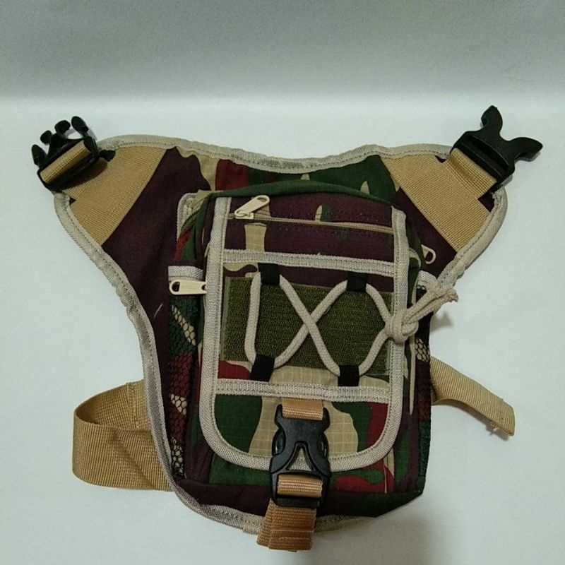 Tas Pinggang slempang Paha Loreng Kopasus Kopassus Gilbert Army Store