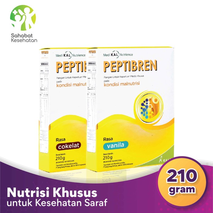 

c011cc Peptibren - Nutrisi Tepat Pasien Stroke Dan Mencegah Pikun - Coklat Xa201As