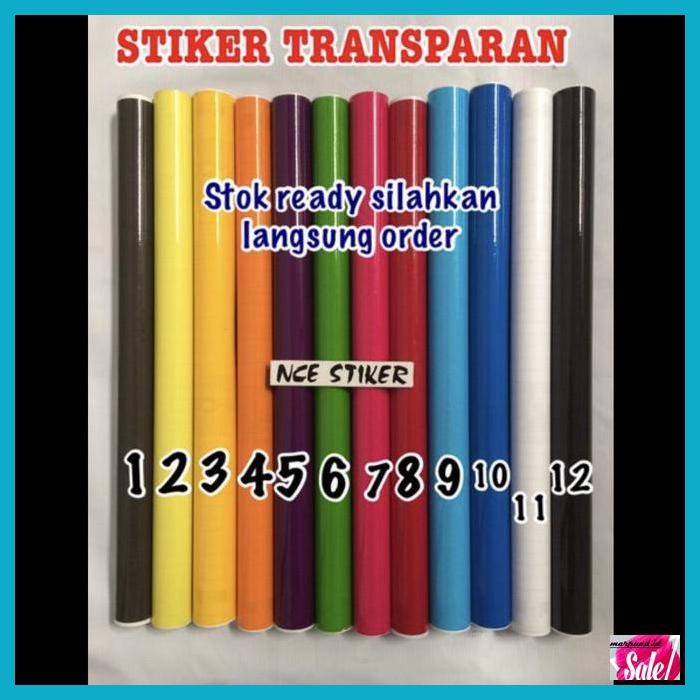 

ACCMOTOR- STIKER SKOTLET POLOS WARNA PANJANG 1 ROL / 15 METER -ASLII.