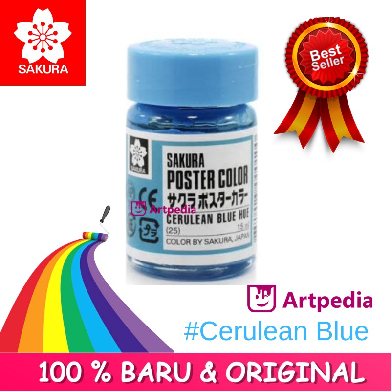 

Sakura Poster Color Cerulean Blue 15ml ( Cat Poster Sakura )