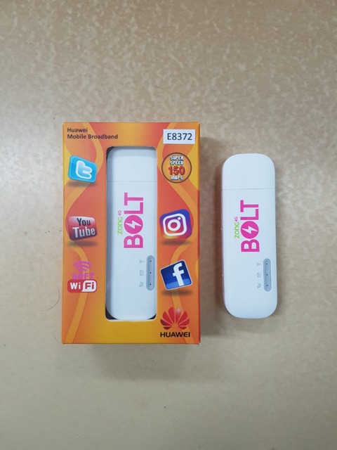 Modem MIFI / WIFI 4G Huawei E8372 wingle dual slot antena NYALA DI POWERBANK DAN USB