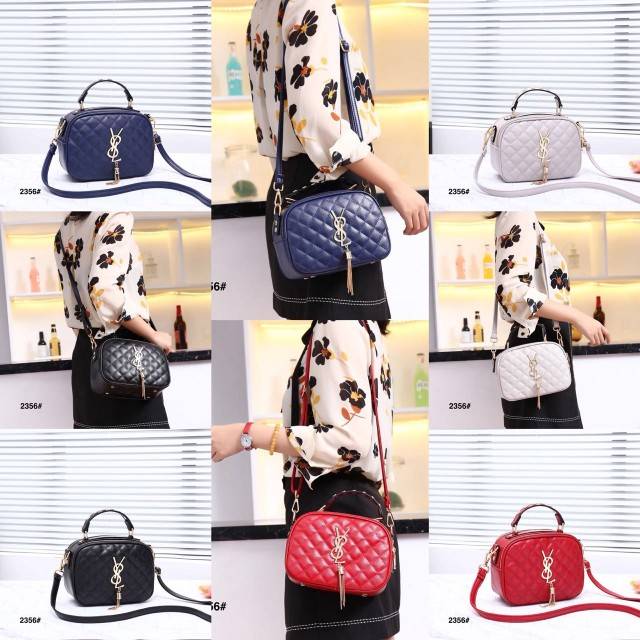 New Arrival Calf Leather YSL Sling Bag
Model 2 Ruang YSL Handbag Gold HDW