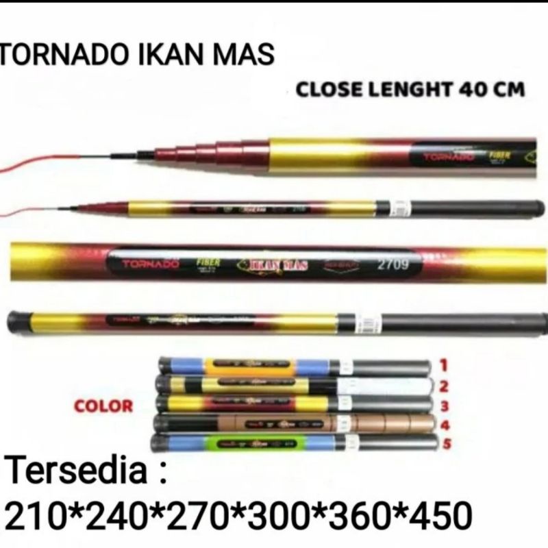 Tegek TORNADO Ikan Mas 450