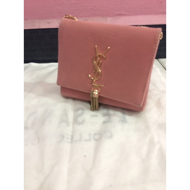 Ysl sling bag mini warna pink