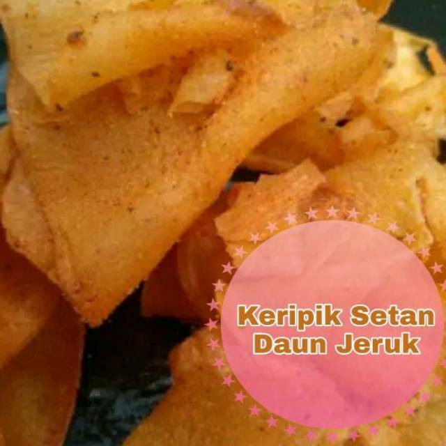 Jual Keripik Setan Singkong Daun Jeruk Kemasan 1kg Indonesia Shopee