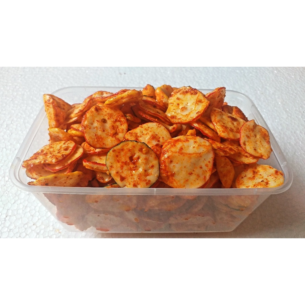 

Kerupuk Seblak Pedas / daun jeruk