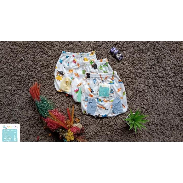 Celana Pop Bayi Motif Newborn per 3pcs SNI