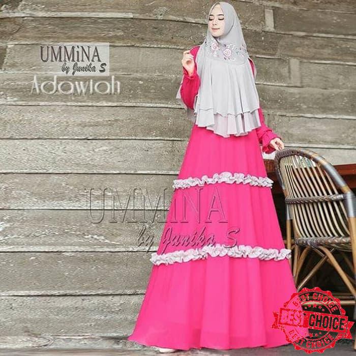 Gamis Set Branded Original Baju Terbaru Syari Wanita Terlaris