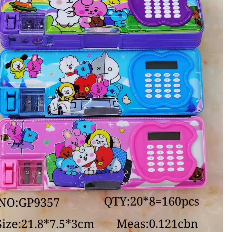 

Banyak Peminat KOTAK PENSIL MAGNET DUA SISI plus KALKULATOR KARAKTER BTS / BT21 ANEKA WARNA kwalitas oke