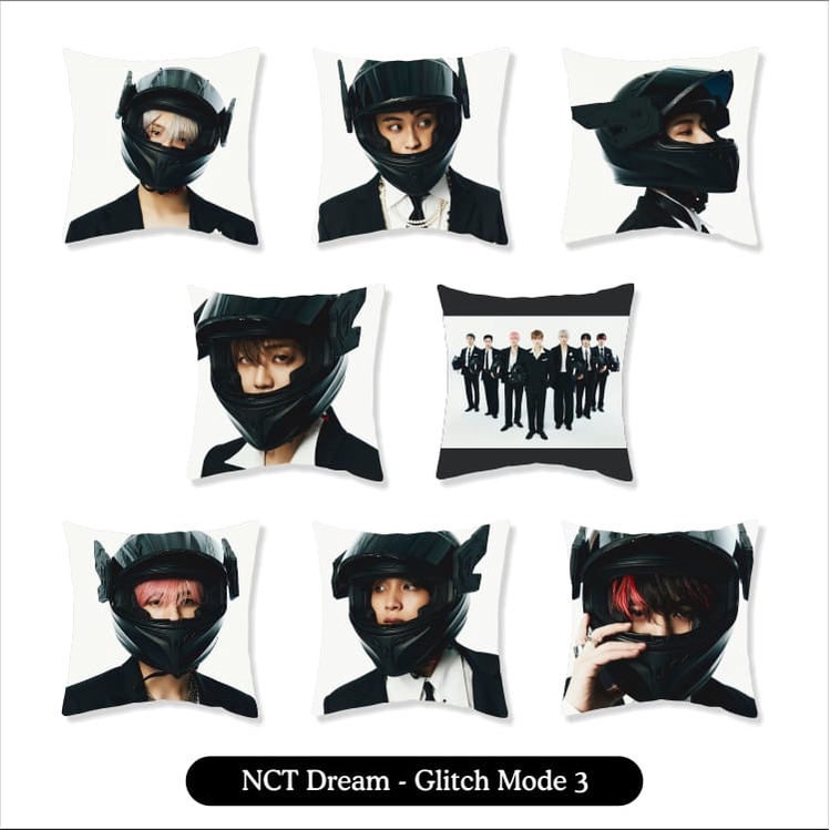 Bantal NCT Dream Beatbox &amp; GLITCH MODE bantal Sofa uk 38 x38