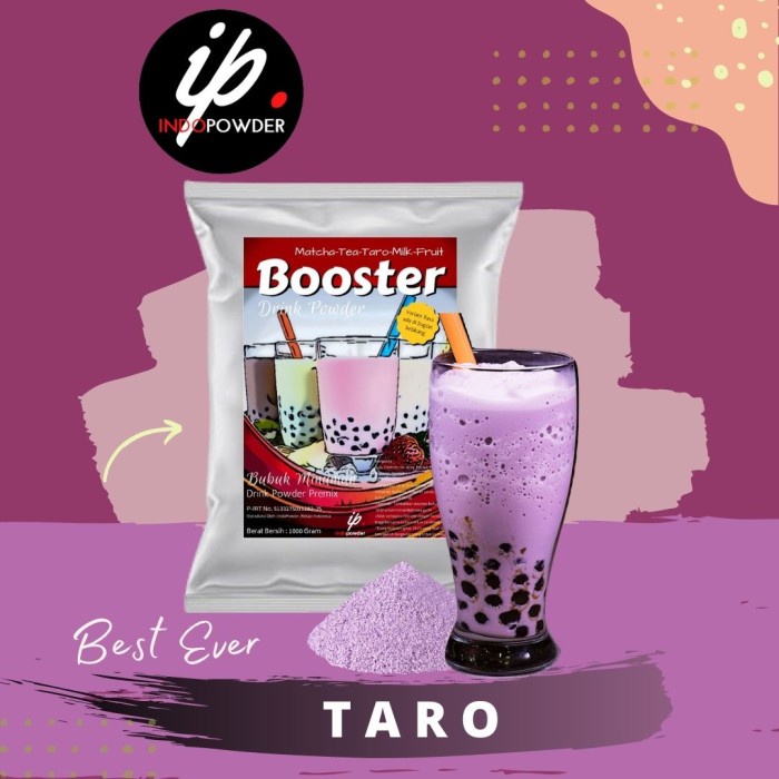

(BISA COD) Bubuk Minuman rasa Taro 1 Kg / Taro powder 1 Kg / Bubuk Minuman Taro 1