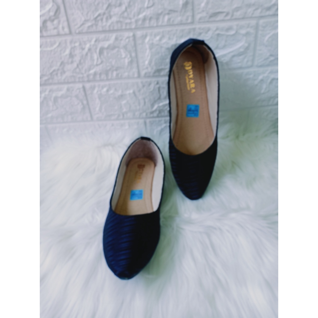EYZA Sepatu balet wanita bahan glossy flatshoes simple elegan terbaru VIRAL FLASH SALE
