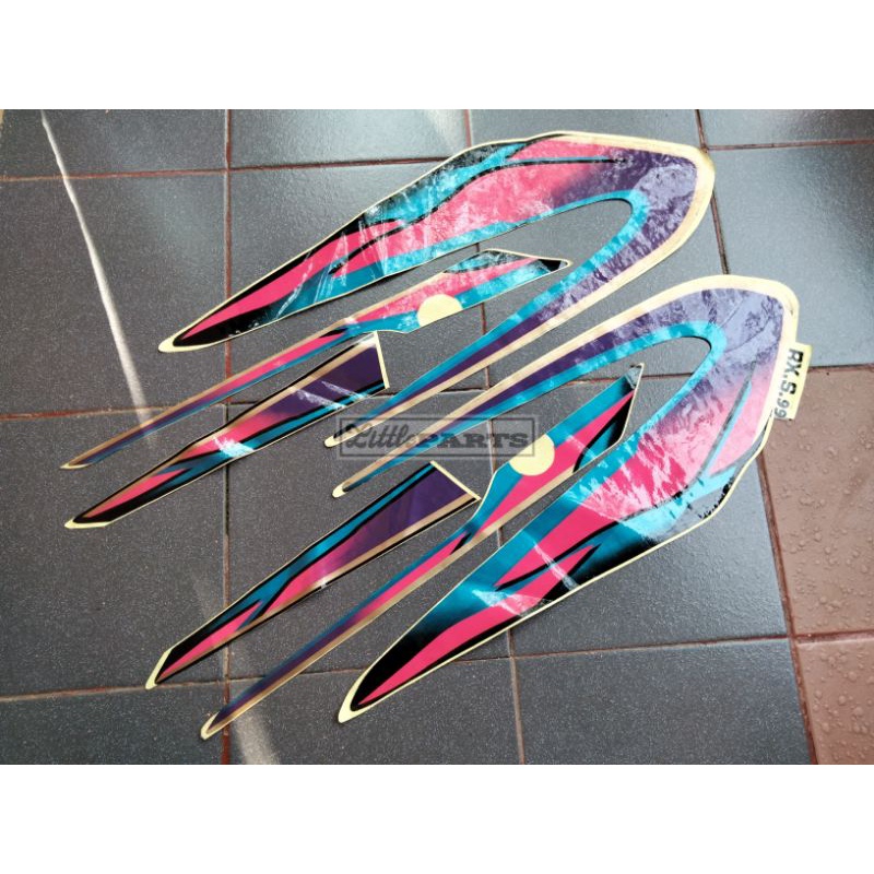 stiker sticker striping stripe list body Yamaha rxspecial rx special rxs 1999 non original