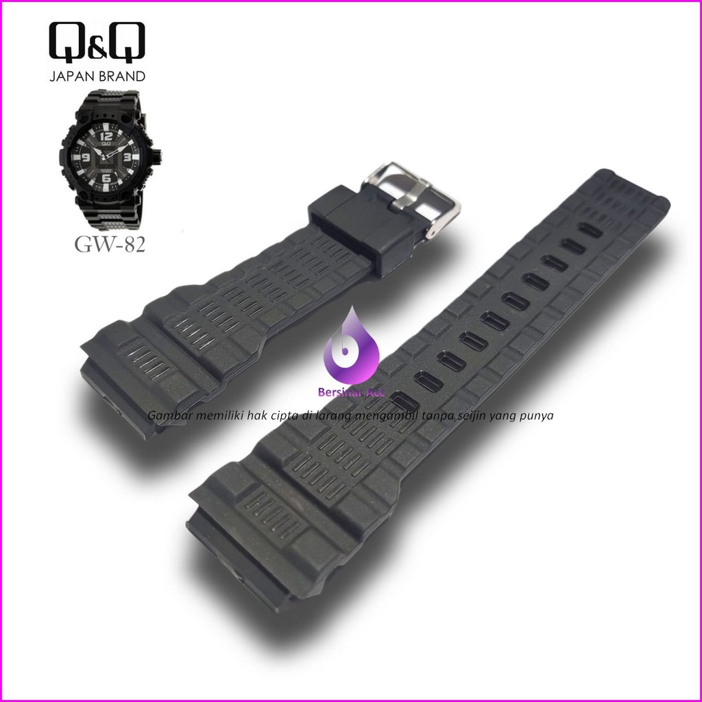 Strap Tali jam Tangan Q&amp;Q GW82 QnQ GW 82 QQ GW82 GW 82J Gw-82j