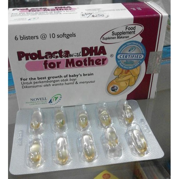 Prolacta Dha For Mother Minyak Ikan Untuk Ibu Hamil Shopee Indonesia