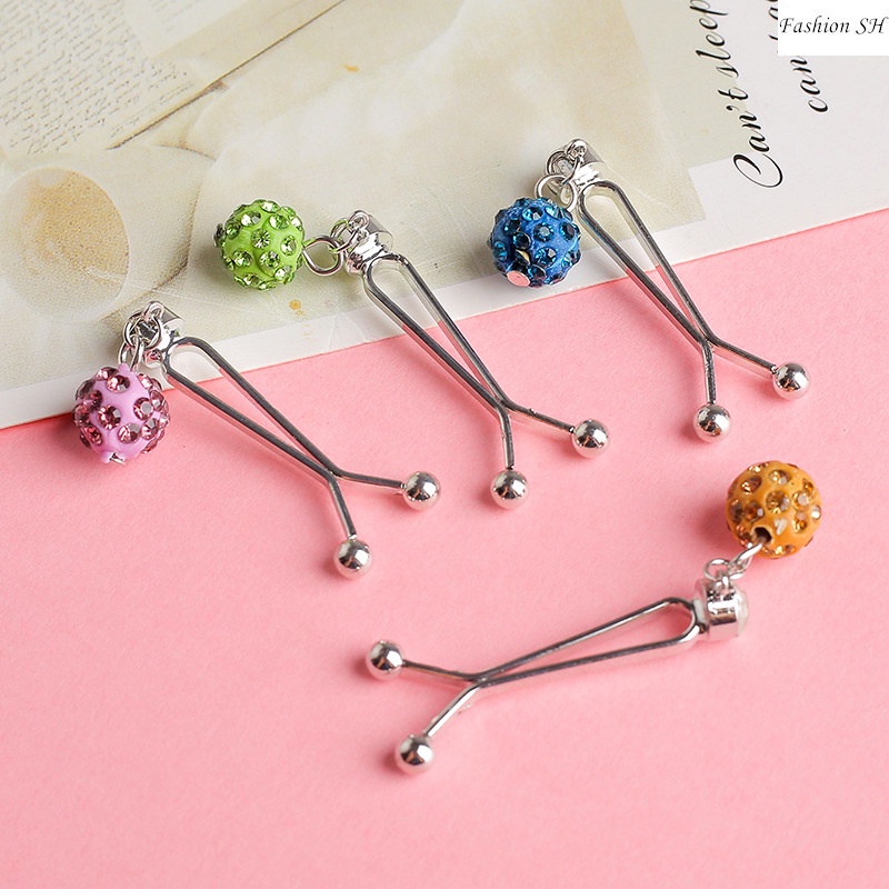 12pcs Bros Klip Bola Gantung Warna Campur Untuk Hijab / Syal M20007