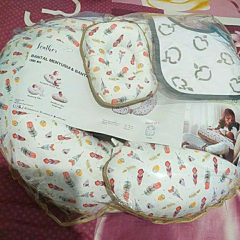 omiland bantal menyusuin seri feather new 2020