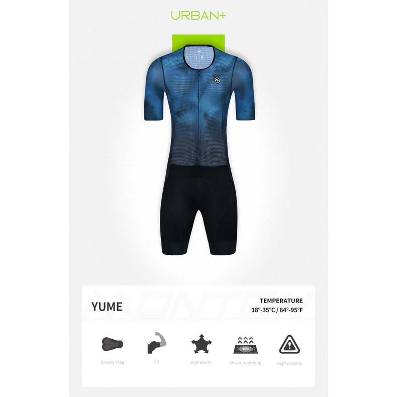 Monton Skinsuit Mens Yume Darkblue Original