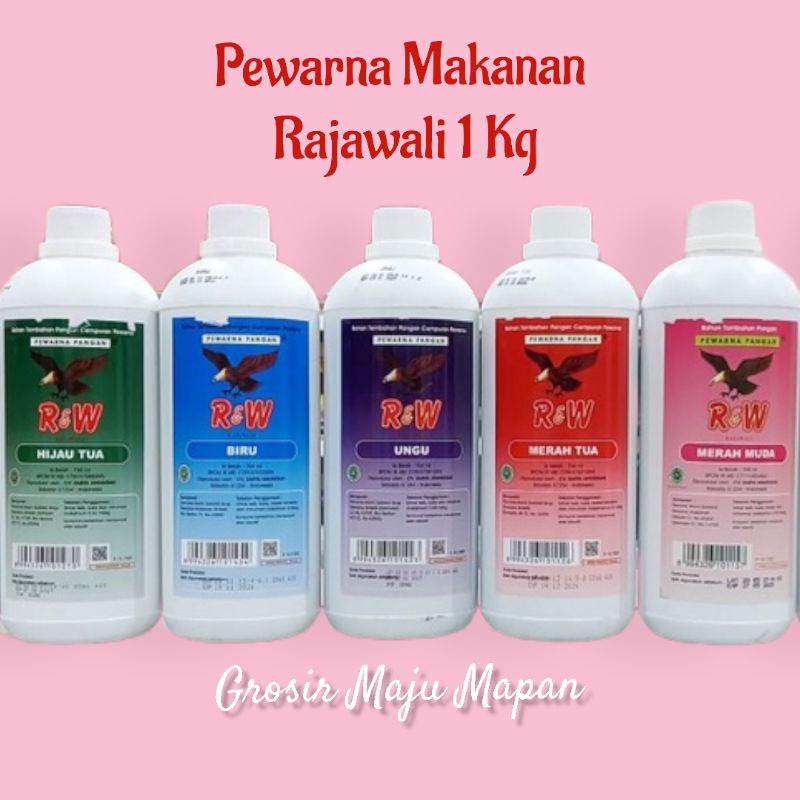 

Termurah ! Pewarna RW / Sumbo botol RW 1 KG