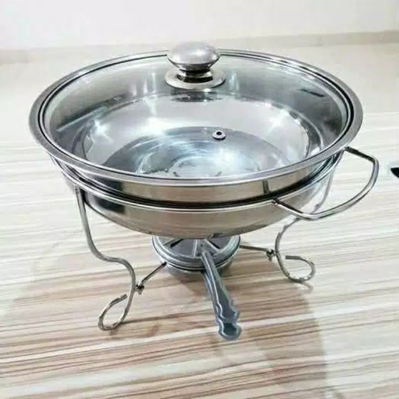 Panci soup prasmanan /deep soup bowl Tempat kuah prasmanan bulat