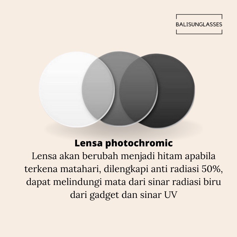 Ganti Lensa Anti Radiasi Photocromic